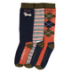 Toggi Fido Ladies Socks #colour_terracotta-navy-sage