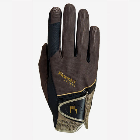 Roeckl Unisex Madrid  Gloves #colour_mocha-gold