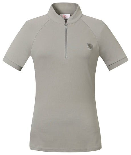 Covalliero Ladies Short Sleeve Polo Shirt #colour_light-greige
