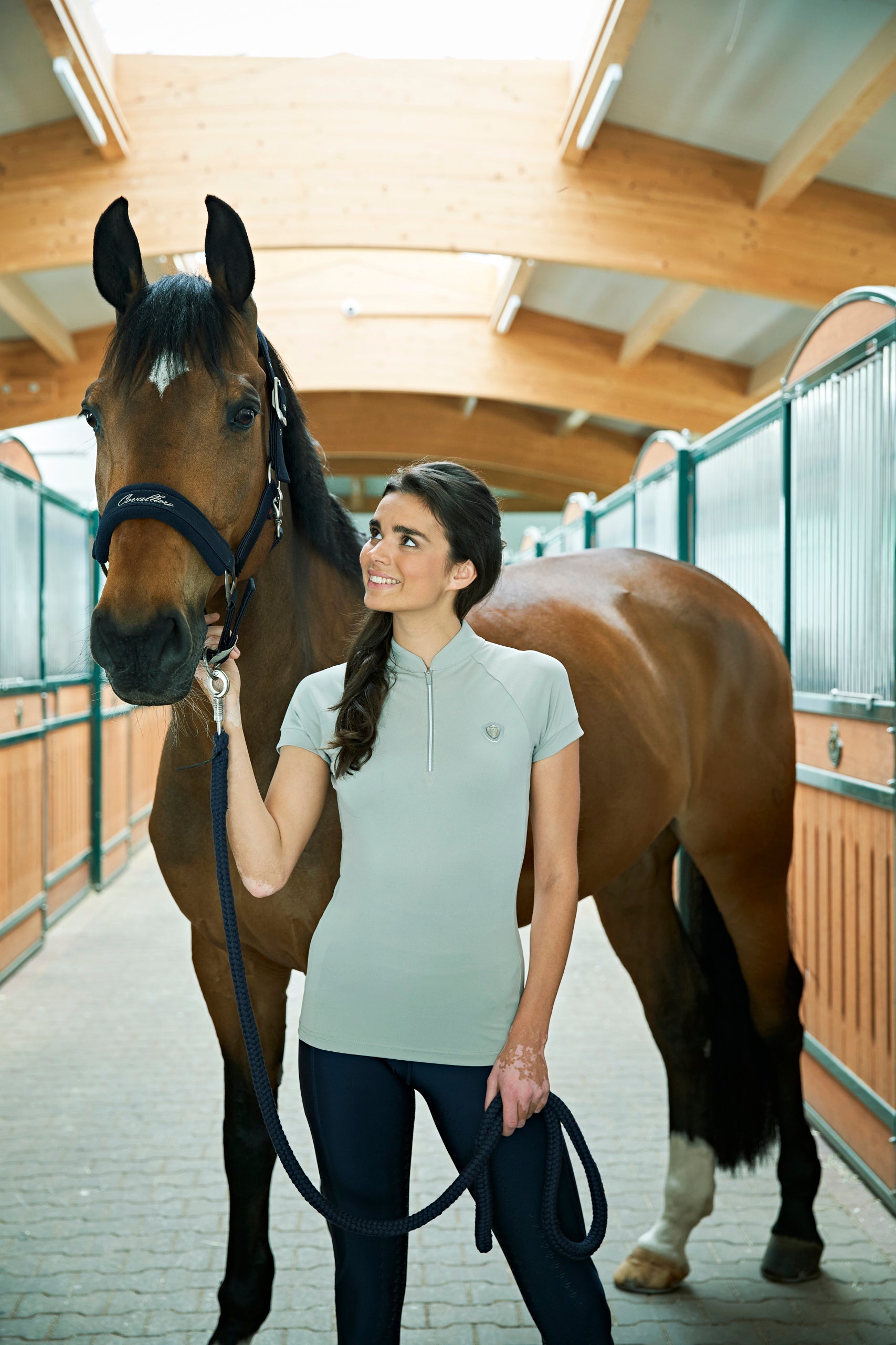 Women's polo shorts with horses hotsell