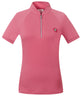 Covalliero Ladies Short Sleeve Polo Shirt #colour_dark-rose