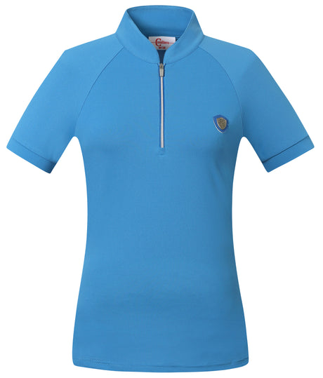 Covalliero Ladies Short Sleeve Polo Shirt #colour_aqua