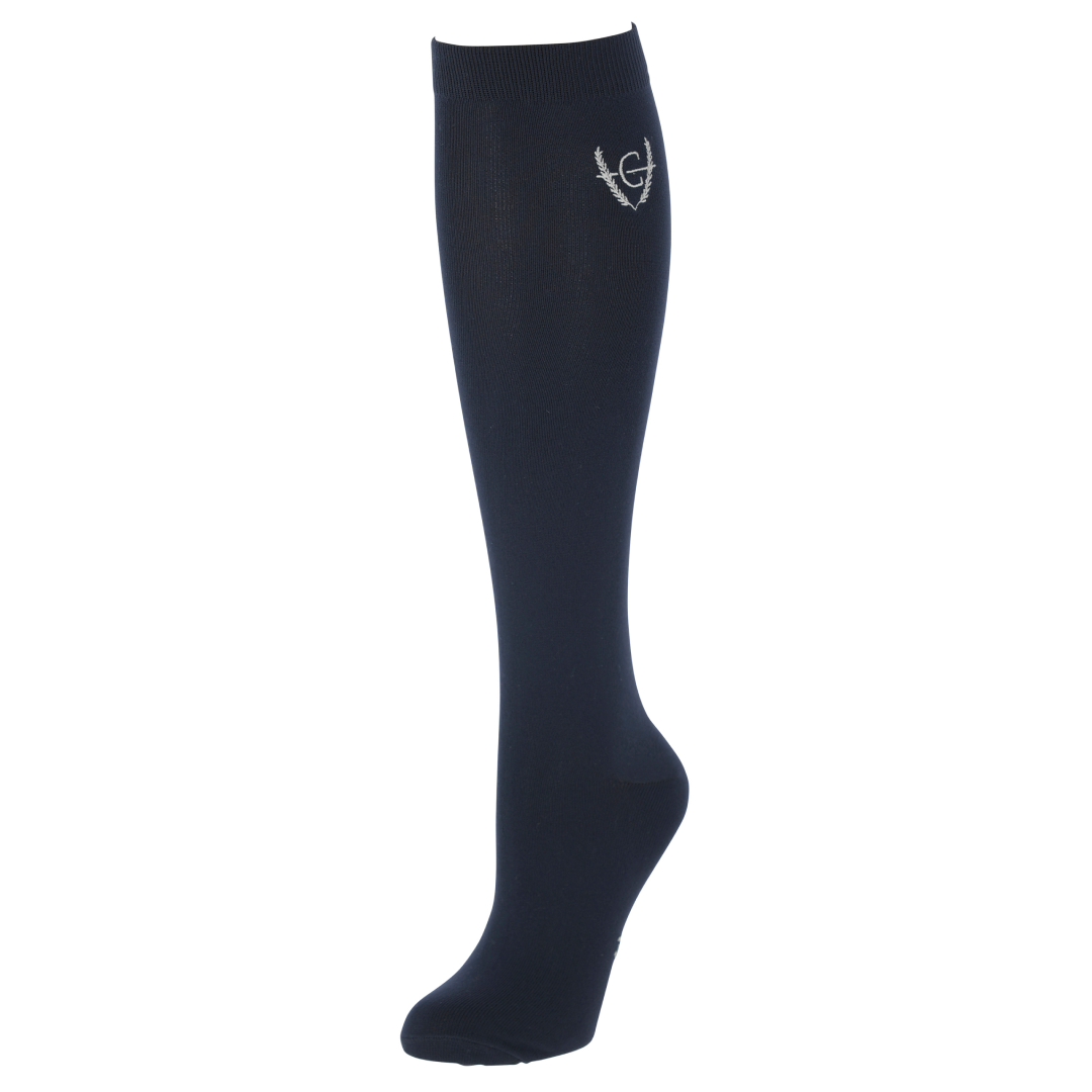 Covalliero Competition Riding Socks #colour_dark-navy