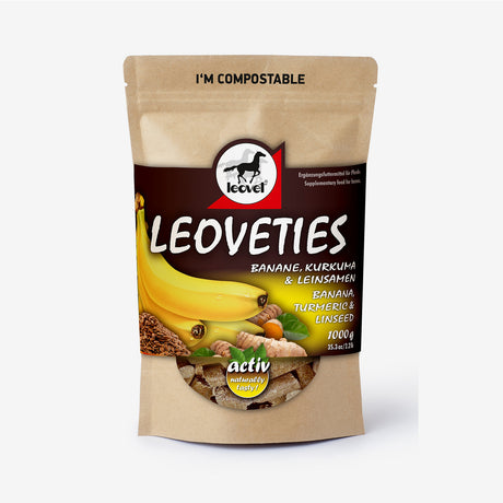 Leoveties Banana, Turmeric and Linseed Treats