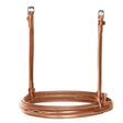 Shires Avignon Padded Raised Cavesson Noseband #colour_oak