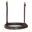 Shires Avignon Padded Raised Cavesson Noseband #colour_havana