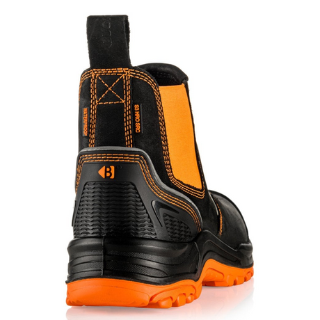 Buckbootz Buckz Viz Safety Dealer Boot #colour_orange-black