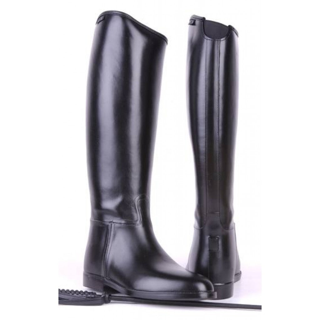 HKM Ladies Riding Boots with Elasticated Insert - Short & Wide