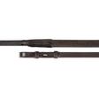 Shires Velociti GARA Tyre Grip Reins #colour_havana