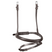 Shires Velociti RAPIDA Raised Flash Noseband #colour_havana