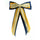 ShowQuest Hairbow with Tails #colour_navy-sunshine-gold