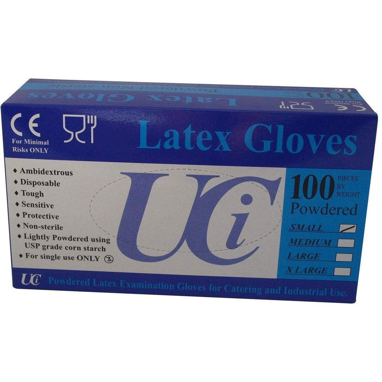 Trilanco Handschuhe Latex-Untersuchung (100er-Pack)