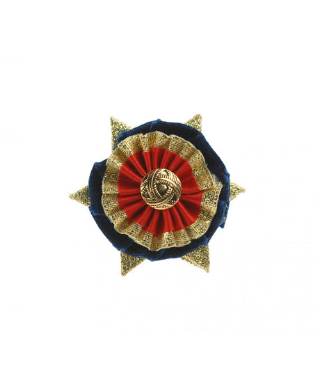 ShowQuest Boston/Ludlow Buttonhole #colour_navy-red-gold