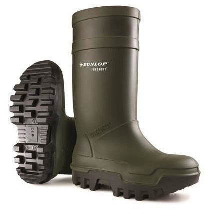 Dunlop Purofort Thermo Plus Full Safety Boots #colour_green
