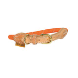 Shires Digby & Fox Reflective Dog Collar #colour_orange
