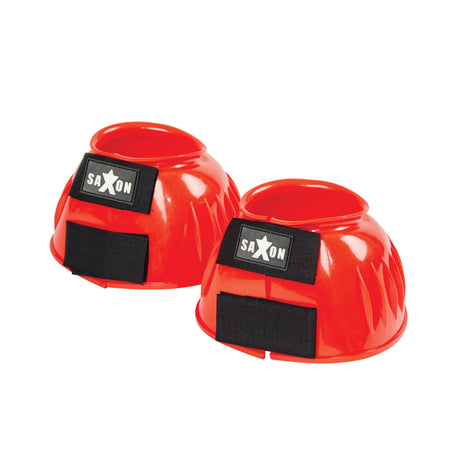 Saxon Double Tape PVC Ribbed Bell Boots #colour_orange