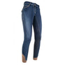 HKM Ladies Riding Breeches -Pasadena- Summer Denim Silicone Full Seat
