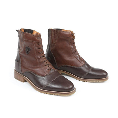 Shires Moretta Teresa Lace Paddock Boots #colour_chestnut
