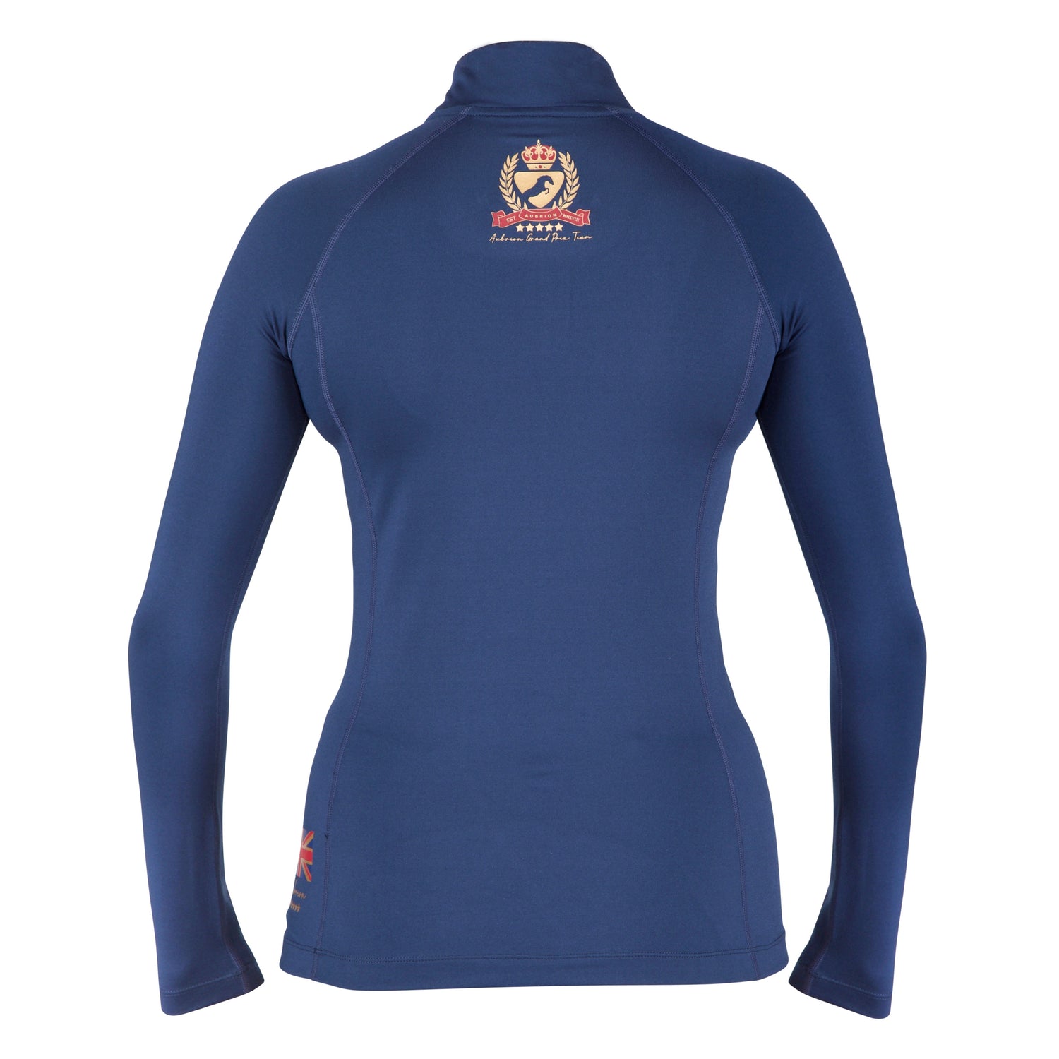 Shires Aubrion Team Long Sleeve Ladies Base Layer #colour_navy-blue