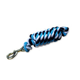 KM Elite Superfine Cotton Lead Rope #colour_navy-pastel-blue-white