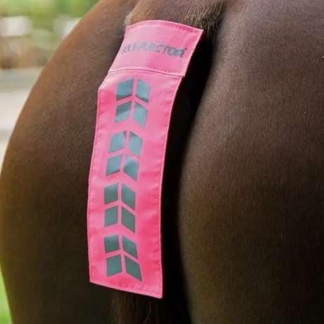 Shires EQUI-FLECTOR Tail Strap #colour_pink