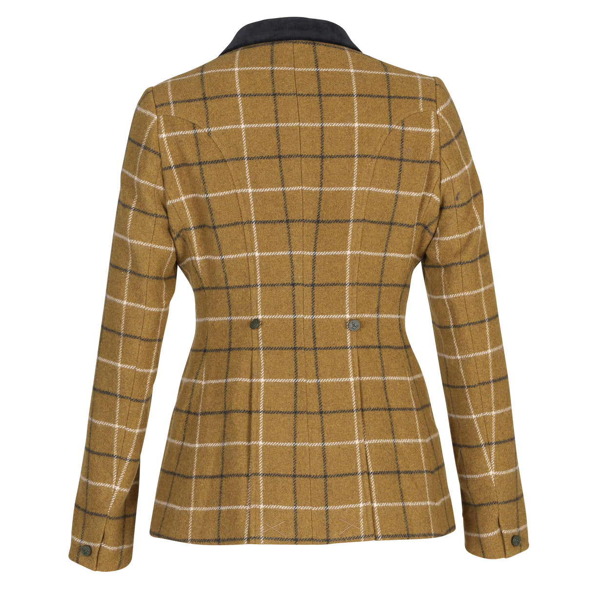 Shires Aubrion Saratoga Ladies Jacket #colour_navy-natural-check