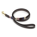 Shires Digby & Fox Drover Polo Dog Lead #colour_pink-natural-navy