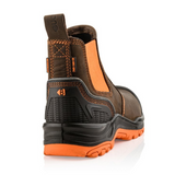 Buckbootz Buckz Viz Safety Dealer Boot #colour_orange-brown