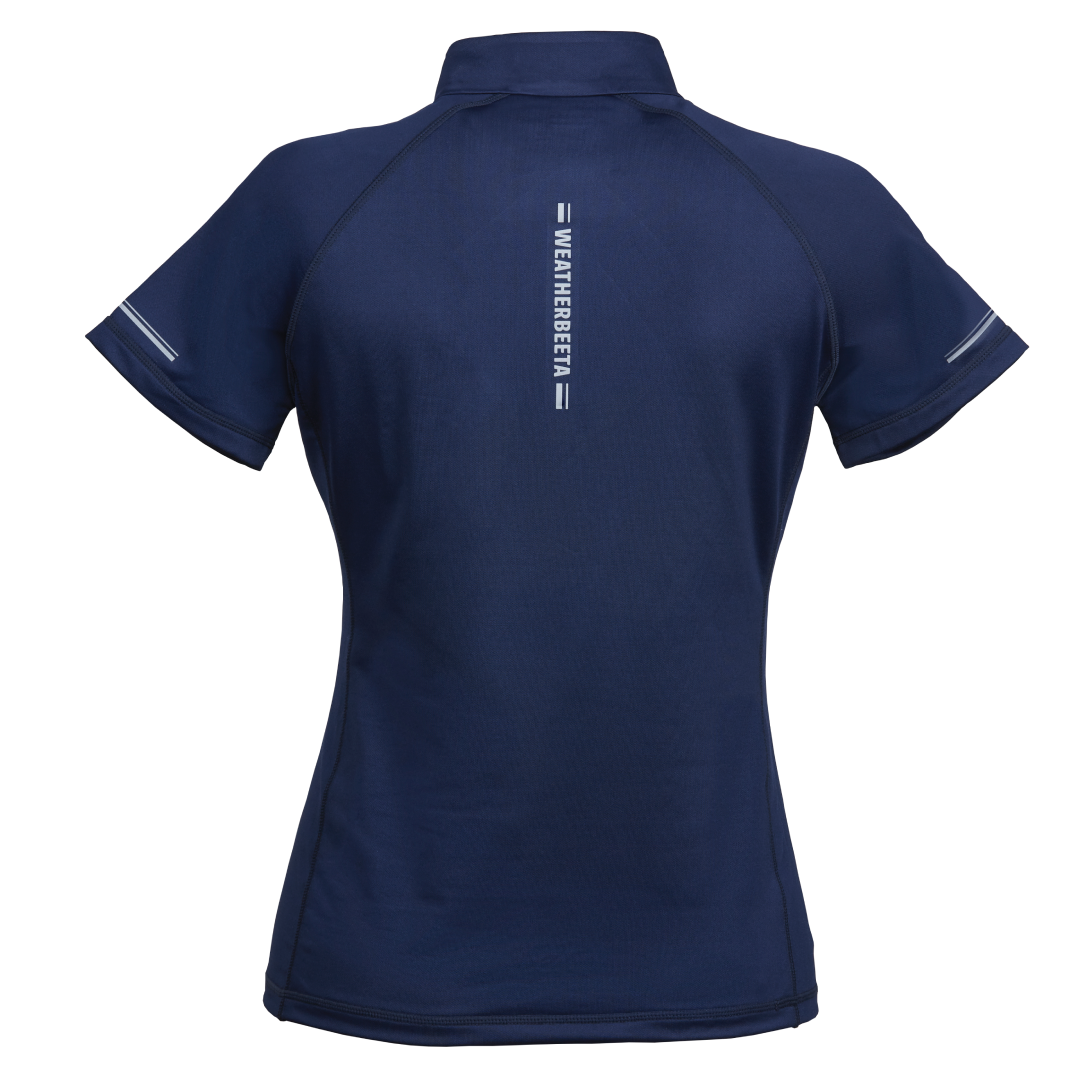 Weatherbeeta Victoria Premium Short Sleeve Top #colour_navy