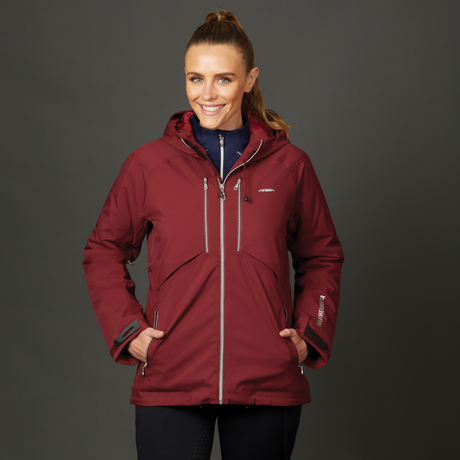 Weatherbeeta Tania Technical Waterproof Jacket #colour_burgundy