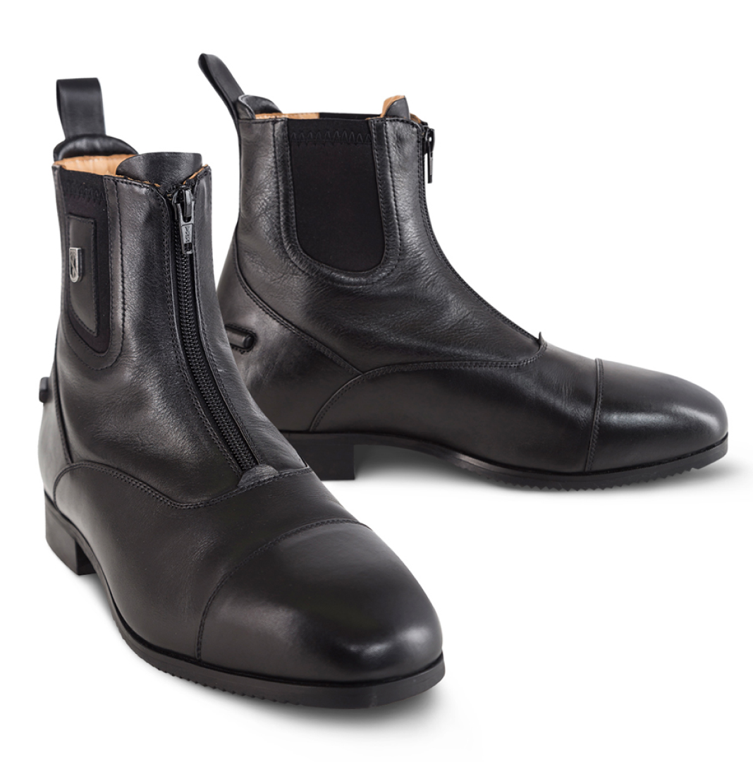 Tredstep Ireland Medici Front Zip Paddock Boots #colour_black