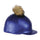 Shires Metallic Hat Cover #colour_blue