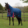 Weatherbeeta ComFiTec Classic Combo Neck Medium Turnout Rug #colour_blueberry-pink