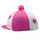 Capz Glitter Pom Pom Lycra Hat Cover #colour_pink-white