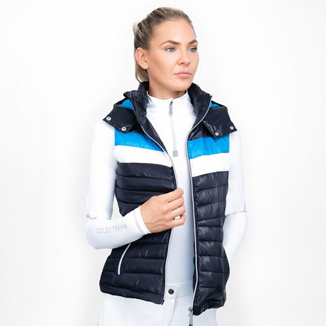 Coldstream Southdean Quilted Gilet #colour_navy-white-blue