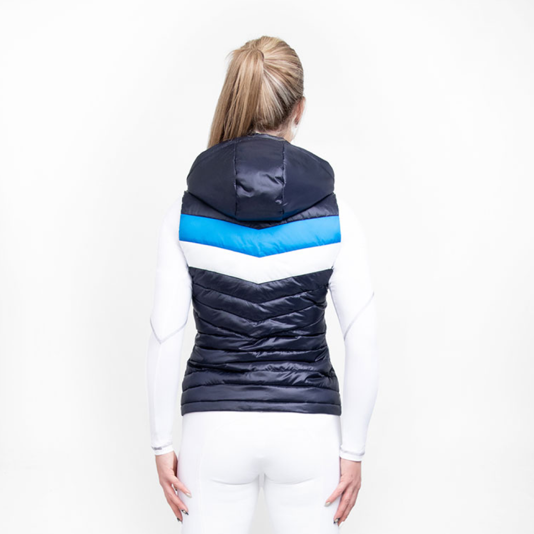 Coldstream Southdean Quilted Gilet #colour_navy-white-blue