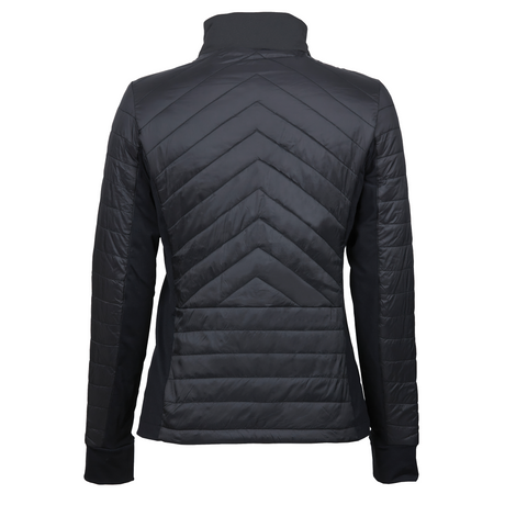 Dublin Lia Hybrid Quilted Jacket #colour_black