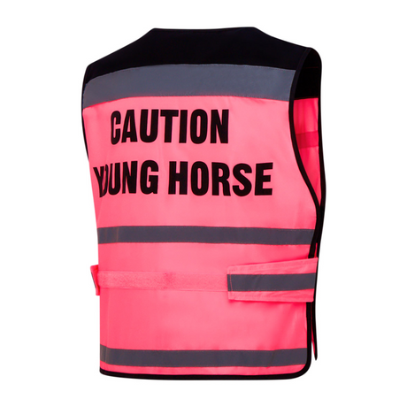 Equisafety Air Caution Young Horse Waistcoat #colour_pink