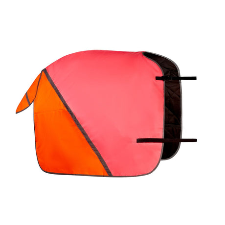 Equisafety Hi-Vis Waterproof Quarter Sheet #colour_pink-orange