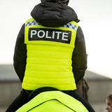 Equisafety Polite Hi-Vis Fitted Gilet #colour_yellow