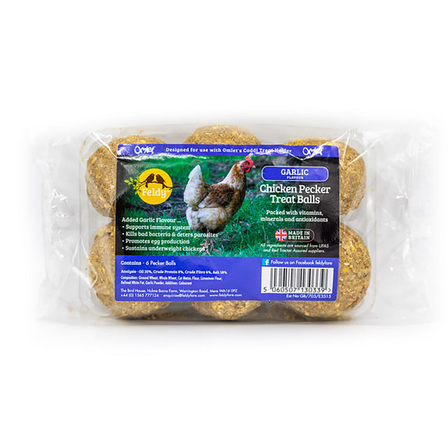 Feldy Chicken Pecker Treat Balls #flavour_garlic