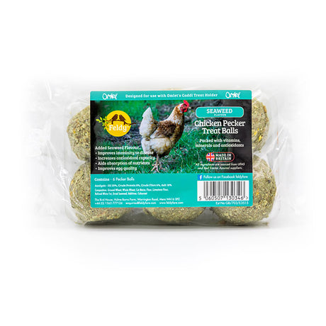 Feldy Chicken Pecker Treat Balls #flavour_seaweed