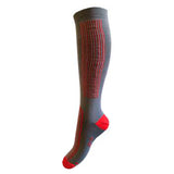Freejump Technical Long Riding Socks #colour_grey-red