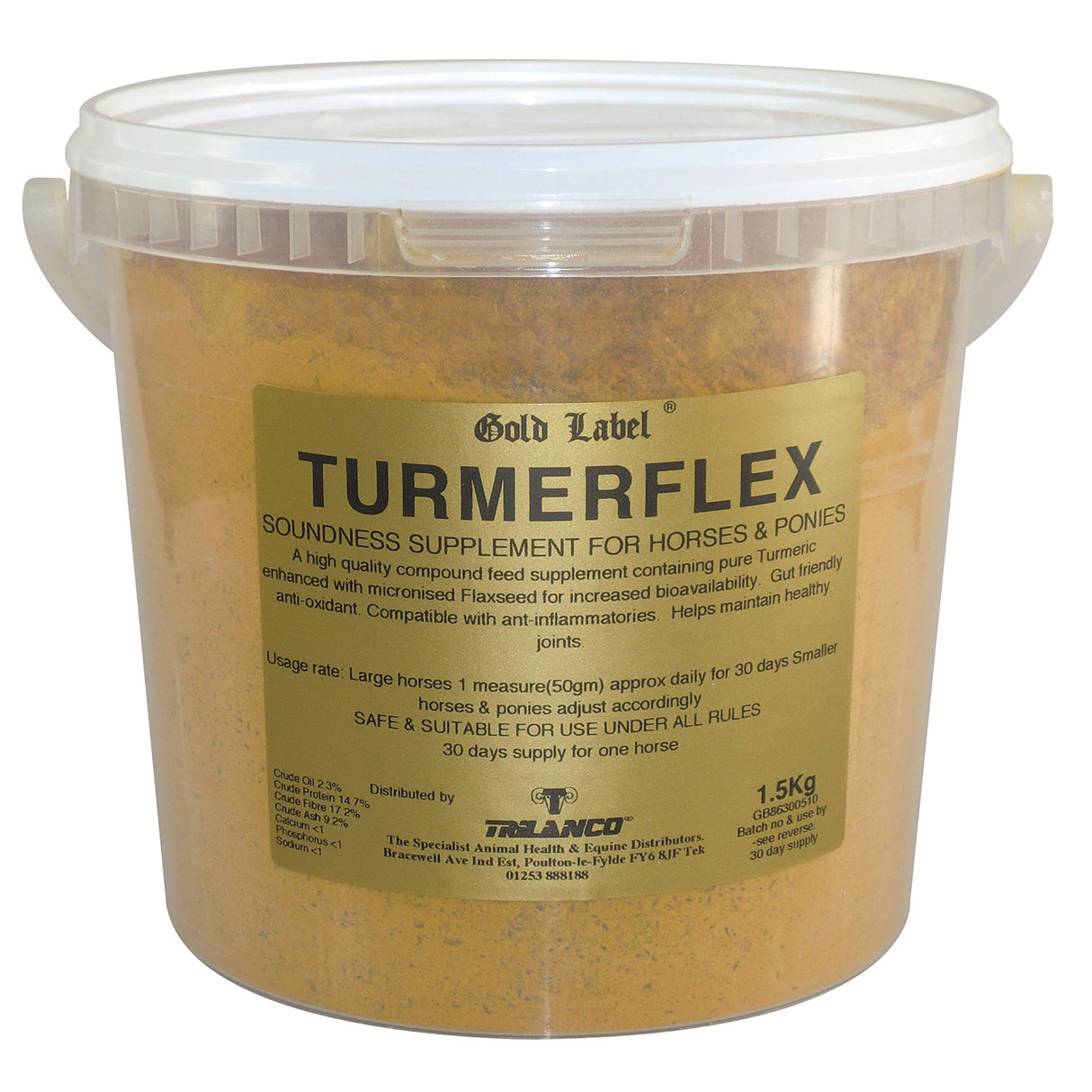 Étiquette Or Turmerflex