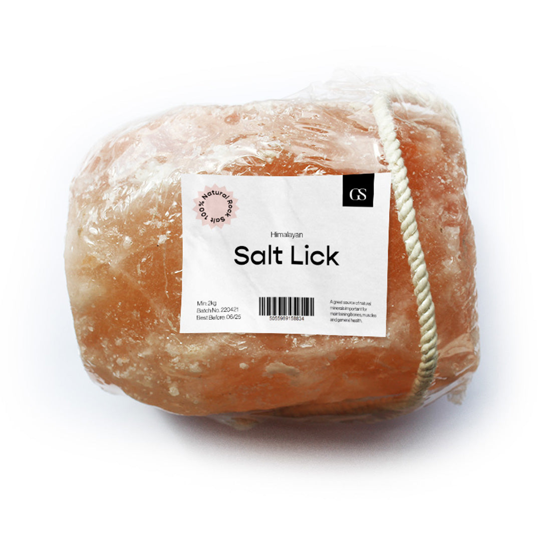 GS Equestrian Himalayan Salt Lick on Rope - 2kg