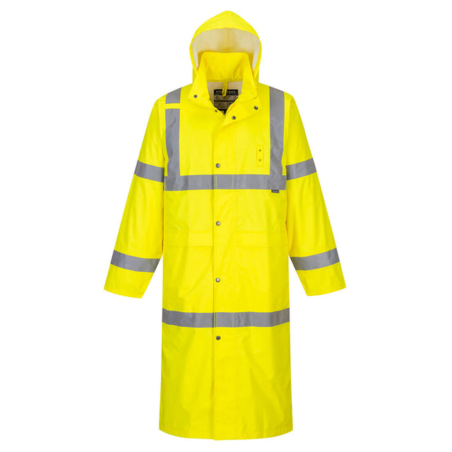 Portwest Hi-Vis Rain Coat 122cm #colour_yellow