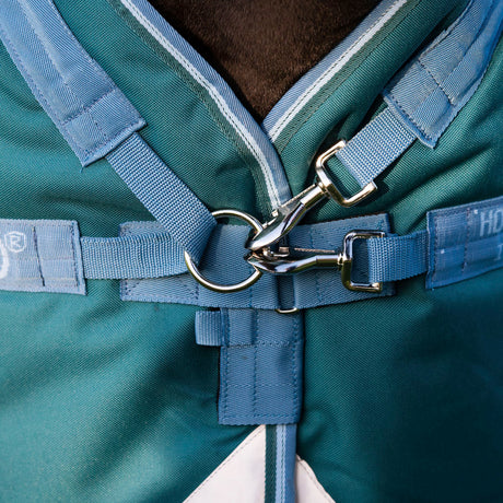 Horseware Ireland Amigo Bravo 12 Plus 400g Heavy Turnout Rug #colour_storm-green-turquoise-aqua