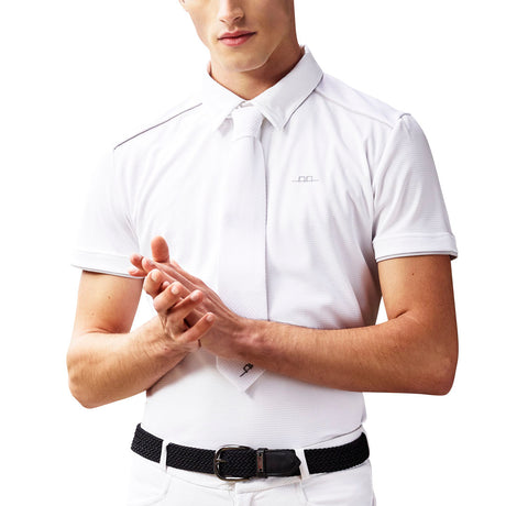 Horseware Ireland AA CleanCool Short Sleeve Men's Competition Shirt #colour_white