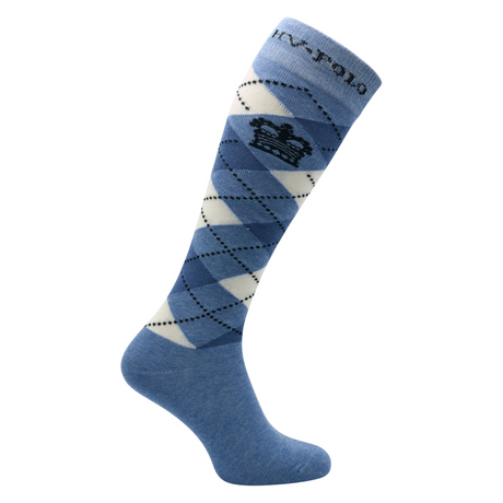 HV Polo Argyle Socks #colour_riviera-heather