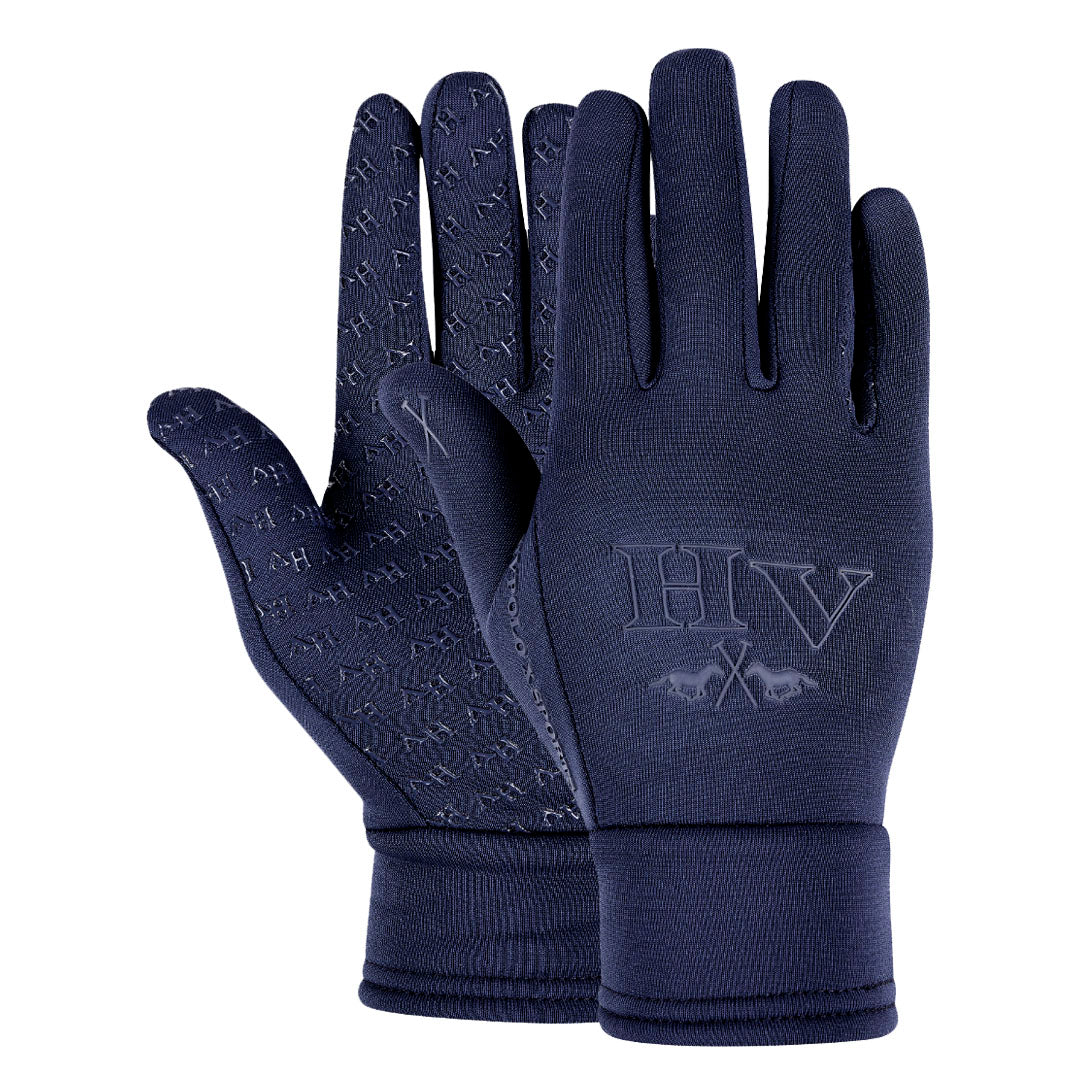 HV Polo Winter Riding Gloves #colour_navy